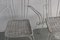 Chaises de Jardin Blanches avec Sièges en Plastique Tissé, Italie, 1960s, Set de 5 19