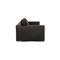 Black Leather Forrest Three-Seater Couch from Rivolta 7