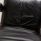 Schwarzer Leder Yoga Sessel mit Relax Funktion von Jori 5