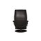 Schwarzer Leder Yoga Sessel mit Relax Funktion von Jori 10