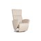 Cream Leather Estar 140 Armchair with Relaxation Function by Ewald Schillig 1