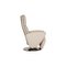 Cream Leather Estar 140 Armchair with Relaxation Function by Ewald Schillig 7