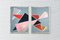 Natalia Roman, Triangles Breaking Symmetry Diptych, 2021, Acrylic Painting 7