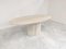 Vintage Oval Travertine Dining Table, 1970s, Image 4
