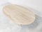 Vintage Oval Travertine Dining Table, 1970s, Image 6