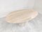 Vintage Oval Travertine Dining Table, 1970s, Image 8