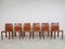 Vintage Dining Chairs by Arper Italy, 1980s, Set of 6, Image 1