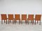 Vintage Dining Chairs by Arper Italy, 1980s, Set of 6 5