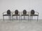 Vintage Dining Chairs by Belgo Chrom, Set of 4, 1980s, Image 1
