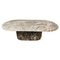 Vintage Oval Marble Coffee Table, 1970s, Image 1