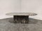 Vintage Oval Marble Coffee Table, 1970s 3