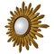 Vintage Golden Sunburst Mirror, 1960s 1