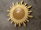 Vintage Golden Sunburst Mirror, 1960s 2