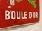 Vintage Werbeschild Boule Dor Emaille, 1953 6