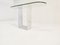 Vintage Italian White Diapason Marble Console Table by Cattelan, 1980s 5
