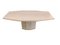 Vintage Travertine Dining Table, 1970s, Image 1