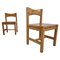 Mid-Century Pine Wood Dining Chairs by Ilmari Tapiovaara, 1960s, Set of 2 3