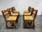 Vintage Oak and Wicker Dining Chairs, 1960s, Set of 6 5