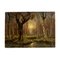 Y. Klever, Forest Landscape. Sunset, Early 20th Century, Oil on Canvas, Framed 2
