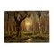 Y. Klever, Forest Landscape. Sunset, principios del siglo XX, óleo sobre lienzo, enmarcado, Imagen 2