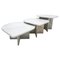 Mid-Century Modern Marble Nesting Table by Ronald Schmitt, 1980s 1