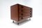 Mid-Century Modern Italian Teak and Metal Chest of Drawers, 1960s 3