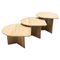 Mid-Century Modern Travertine Nesting Tables by Ronald Schmitt, 1980s, Image 1