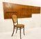 Moderne italienische Mid-Century Regale aus Holz, Messing & Glas, 1960er 5