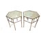 Tables d'Appoint Hexagonales en Bronze par Maison Baguès, Set de 2 4
