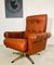 Fauteuil Mid-Century en Cuir Cognac, Danemark, 1970s 4