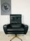 Mid-Century Danish Lounge Chair in Black Leather, 1975 3