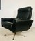 Mid-Century Danish Lounge Chair in Black Leather, 1975 1
