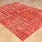 Large Tibet Red Hand Knotted Wool Silk Rug, 2007 5