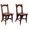 Catalan Modernist Wooden Chairs, 1920, Set of 2, Image 1