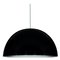 Suspension Lamp Sonora Medium Black by Vico Magistretti for Oluce 1