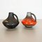 Fat Lava Pottery Vases by Heinz Siery for Carstens Tönnieshof, Germany, 1970s, Set of 2 3