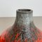 Jarrones Fat Lava de cerámica de Heinz Siery para Carstens Tönnieshof, Germany, años 70. Juego de 2, Imagen 16