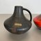 Fat Lava Pottery Vases by Heinz Siery for Carstens Tönnieshof, Germany, 1970s, Set of 2 5