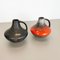 Fat Lava Pottery Vases by Heinz Siery for Carstens Tönnieshof, Germany, 1970s, Set of 2 2