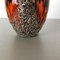Large Multi-Color Pottery Fat Lava 414-38 Floor Vase from Scheurich, 1970s 16