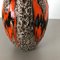 Large Multi-Color Pottery Fat Lava 414-38 Floor Vase from Scheurich, 1970s, Image 15