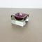 Murano Glass Sommerso Ashtray by Flavio Poli, Italy, 1970s 2