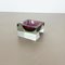 Murano Glass Sommerso Ashtray by Flavio Poli, Italy, 1970s 5