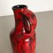 Bunte Keramik Fat Lava Vase von Gräflich Ortenburg, Deutschland, 1950er 8