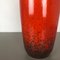 Große mehrfarbige Super Fat Lava 517-45 Keramikvase von Scheurich WGP, 1970er 6