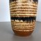 Large Multi-Color Pottery Fat Lava 517-45 Floor Vase from Scheurich, 1970s 5
