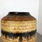 Large Multi-Color Pottery Fat Lava 517-45 Floor Vase from Scheurich, 1970s 12