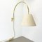 Lampada da parete minimalista regolabile in ottone, Italia, anni '60, Immagine 3