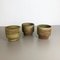 Ceramic Studio Pottery Vase by Piet Knepper for Mobach, Netherlands, 1970, Set of 3 2