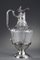 19th Century Silver & Crystal Engraved Ewer, Set of 2, Image 5